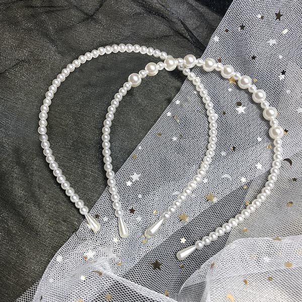 3 Tiara for kvinner og jenter med perler og krystallblomster - Hår
