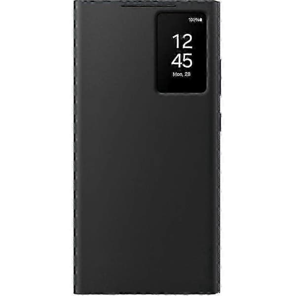 Sort Smart View Pungcover til Galaxy S23 Ultra og S24 Ultra