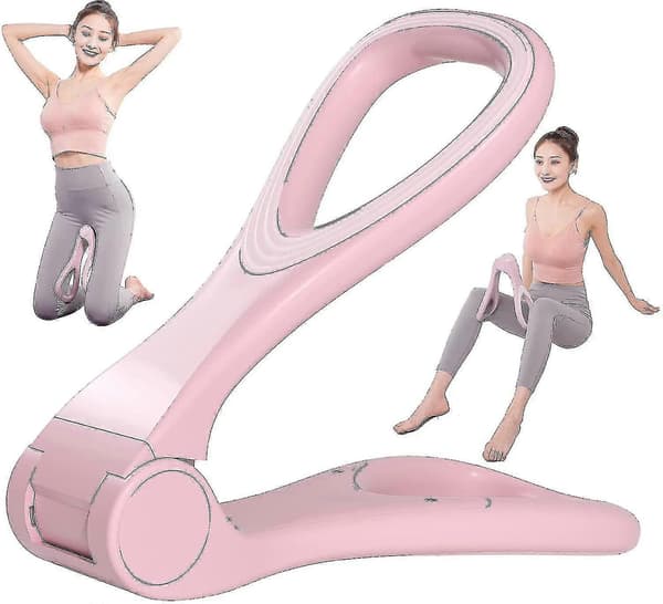 Thigh Trainer Hip Leg Training Tool For Muscle Training Bodybuilder Aid Pink Pink
