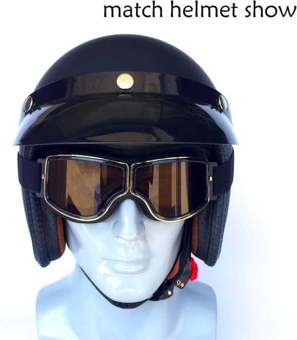 Motorcycle Goggles Biker Cycling Skiing Cruiser Aviator Cruiser I