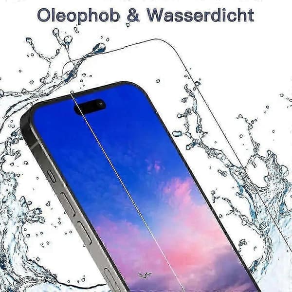 4st Härdat Glas För 15pro Max Skärmskyddsglas