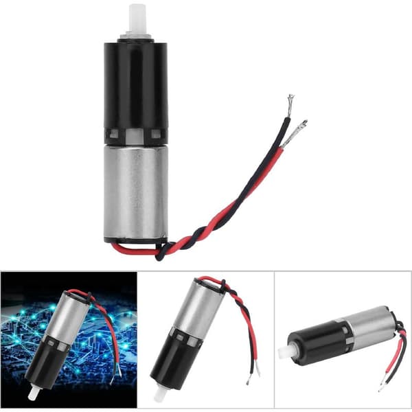 6 mm precisions mini mikro planetväxelmotor, DC3V motor, tre steg