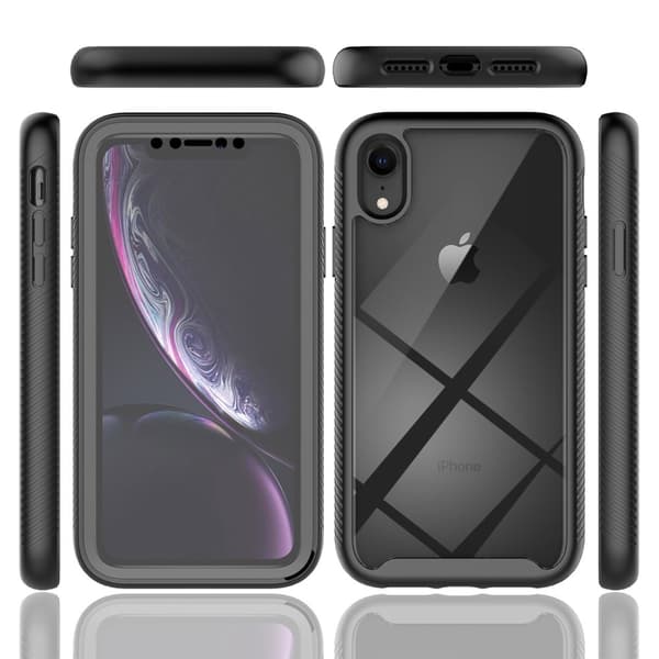 Kompatibel med iPhone, iPhone XR Cover 360 Hybrid Defense Sort 54 54