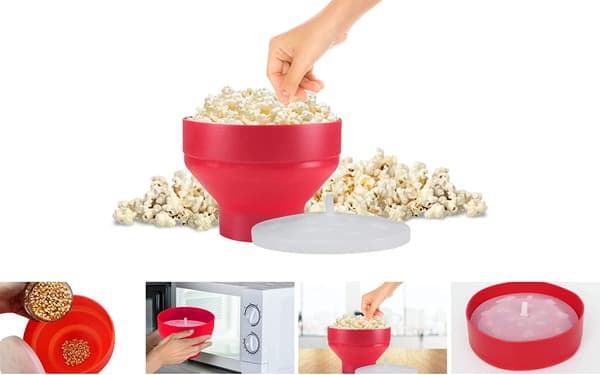 Popcornmaskine silikone til mikrobølgeovn