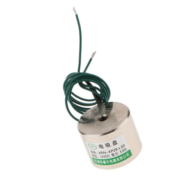 DC 12V P25/20 Hållande Elektromagnet Lyft 5kg Solenoid Elektromagnet