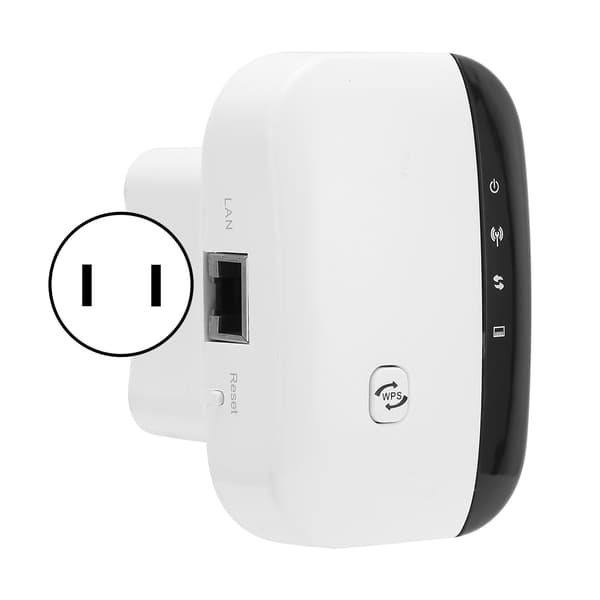 WiFi Repeater Wireless RJ45 Router/AP Mode Hotspot Extender Signal Booster Accessory US Plug