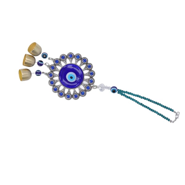 Evil Eye Wall Hanging Turkish Blue Evil Eye Pendant Wall Decor Amulet for Car Office Wall Hanging Ornament