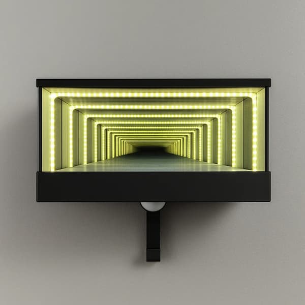 Infinitys LED Garage Nøglering Vægmontering LED Modelbil Displayboks Bilnøglering Organizer Med LED-lys