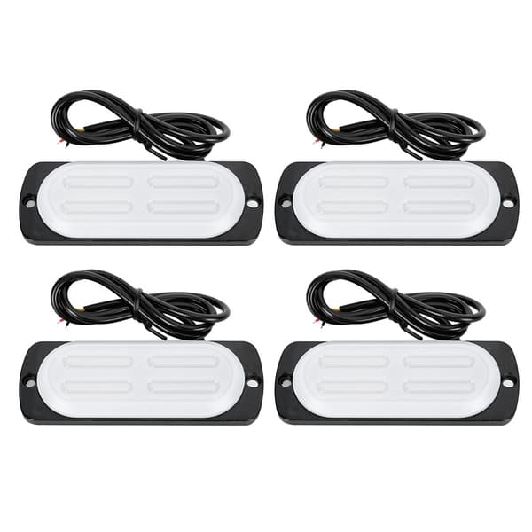 4 stk. 12-24V 20LED Blitzlys Strobelys Bil Lastbil Nødadvarselslampe Sidelygte