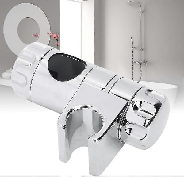 Dusjholder, ABS Baderom Dusjhode Glidholder Klemme Justerbar 25mm Hull Baderomstilbehør