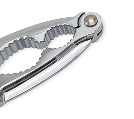 Sølvbelagt, Nøtteknekker, Hummerklype, Lengde: 15cm, Aluminium