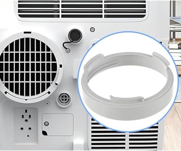 Luftkonditioneringsslangadaptergränssnitt AC-system, designad och värme för bärbar med flexibel installation ABS-material, tätningspanelblockering (2)