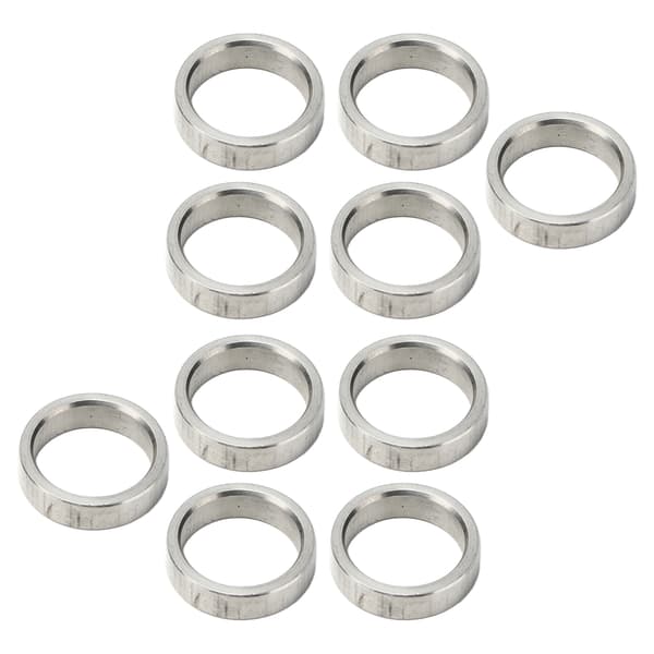 10 stk Skiveafstandsstykke 15 mm OD 12 mm ID Rustfrit Stål Tilbehørsdele Sæt 3515-0015-0040-FA-