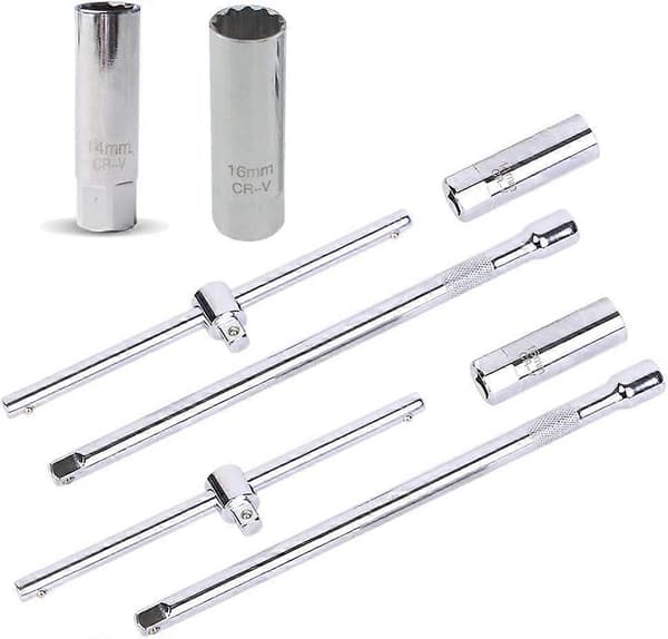 Hylseadapter, drivhylse til boreadapter, adapter, 12-punkts hurtigkobling, verktøydriver, forlengelsesdriver.