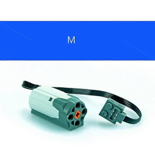 Byggkloss M-Motor 8883 Elektrisk til Power Functions Monteret grå gray