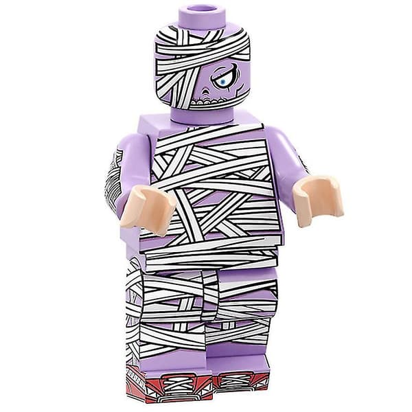 16 stk Halloween-serie Samlede Legetøj Skræk Samlede Minifigurer[GKS]