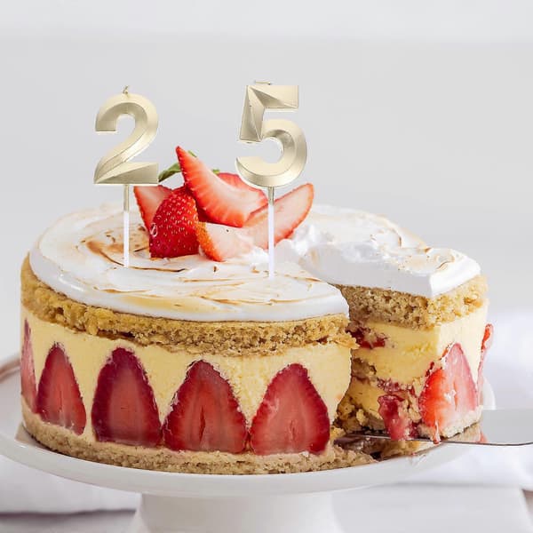 9 stk Bursdagskake Nummerlys Skilt 3D Nummerdisplay Lys Bursdagskake Dekorlys (1-9)