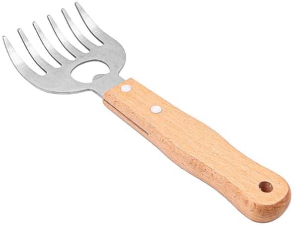 Kødkløer i rustfrit stål BBQ Shredder Bjørnekløer Kødhandler Knusergafler Pulled Pork Kylling Oksekød osv.