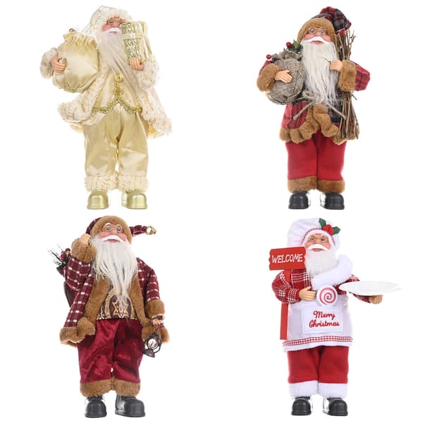 Santa Claus Plush Figure Standing Santa Claus Plush