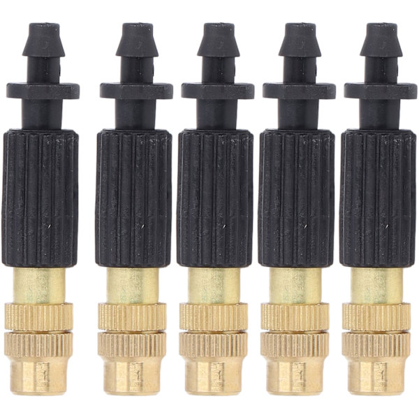 [KK]10 pcs Atomizing Nozzle Brass Plastic Micro Mist Sprayer Head Compatible with Garden Irrigation