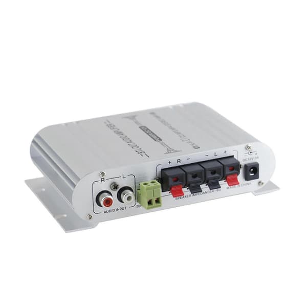 12V 400 Watt Car Audio Stereo Amplifier 2.1 Channel Hifi Speaker Power Amplifier System
