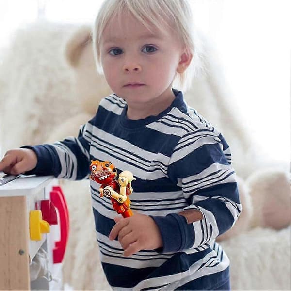 Kreativ Robot Holder Dinosaur Spiser Slikkepinde Etui Slik