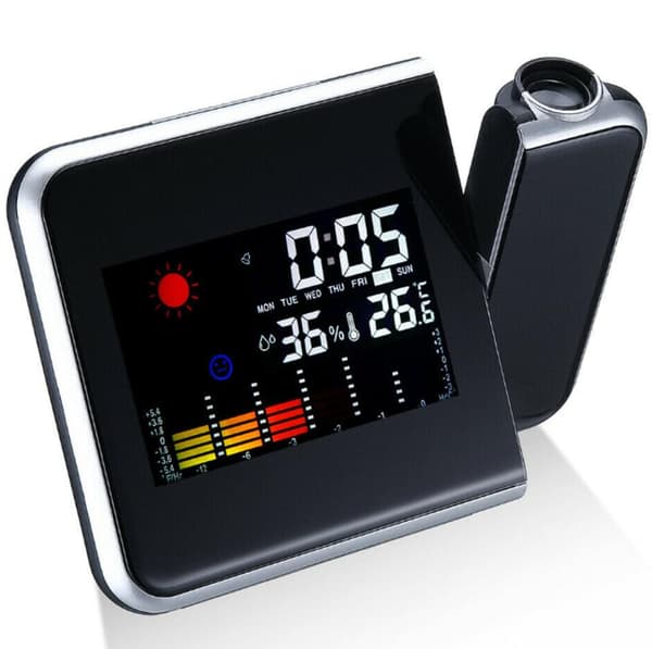 LCD Alarm Clock Radio Controlled Clock LED Radio Controlled Alarm Clock Snooze Alarm Table Clock with Projection