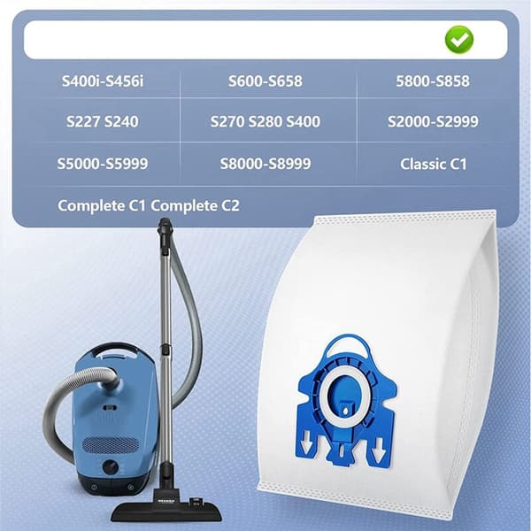 Vacuum Cleaner Bag Compatible with GN 12-pack, Vacuum Cleaner Replacement