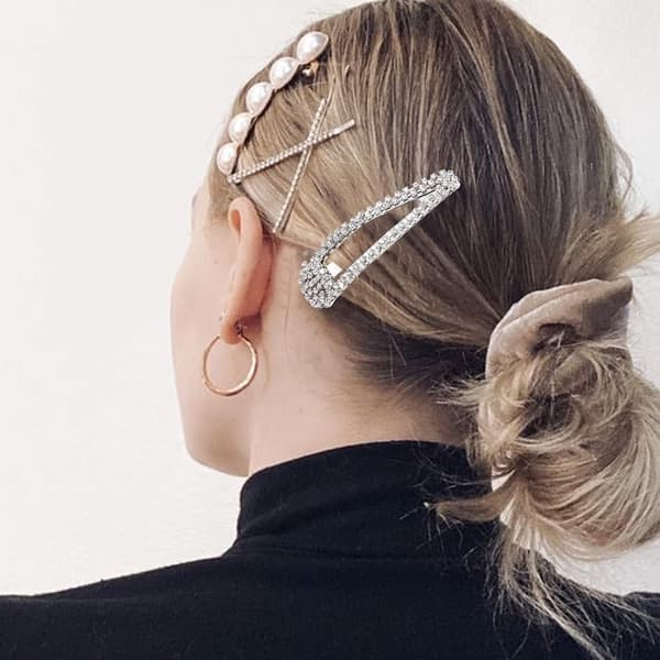 2 kpl Hiusklipsit Metalliset Hiusklipsit Barrettes Naisten Hiusklipsit