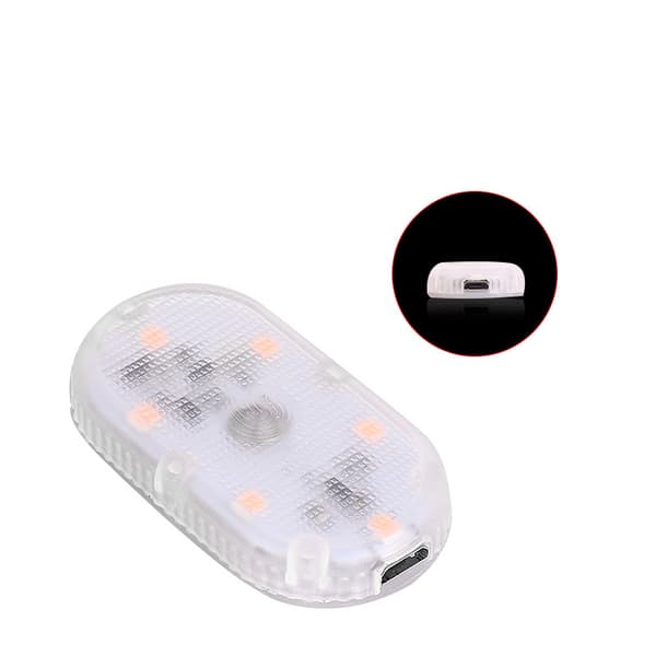 RGB-bilens innerbelysning, 4 st 4 färger, touch switch bil interi