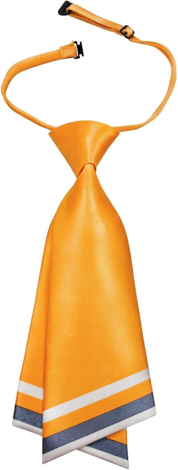 Dame Uniform Slips Justerbar Rem Stribet Forbundet Slips Gul - Yellow