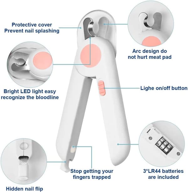 Dog Nail Clippers, Professional Pet Grooming Tool