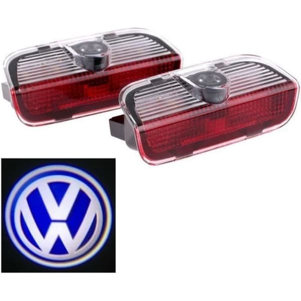 2st LED Bildörr Välkomstljus Logoprojektor För VW Passat B6 B7 CC Golf 6 7 Jetta MK5 MK6 Tiguan Scirocco[DB]