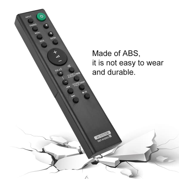 Replacement Remote Control for Sony Soundbar HT-CT390 HT-RT3 SA-CT390 SA-WCT390