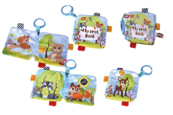 ABC Forest Friends Pehmeä kahiseva kirja multifärg multicolor