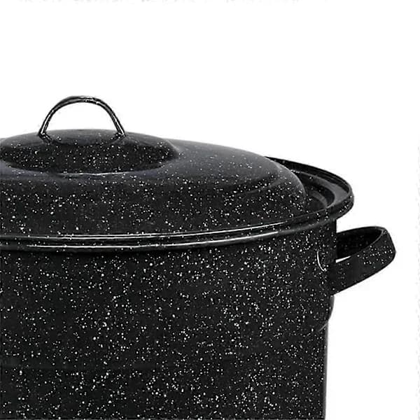 2 pcs 20.4-liter Water Bath Canner with Jar Rack Kitchen Equipment