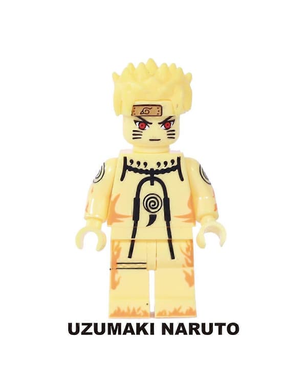 8-pak Naruto Uzumaki Naruto Samlerobjekt Minifigurer Legetøj til Børn