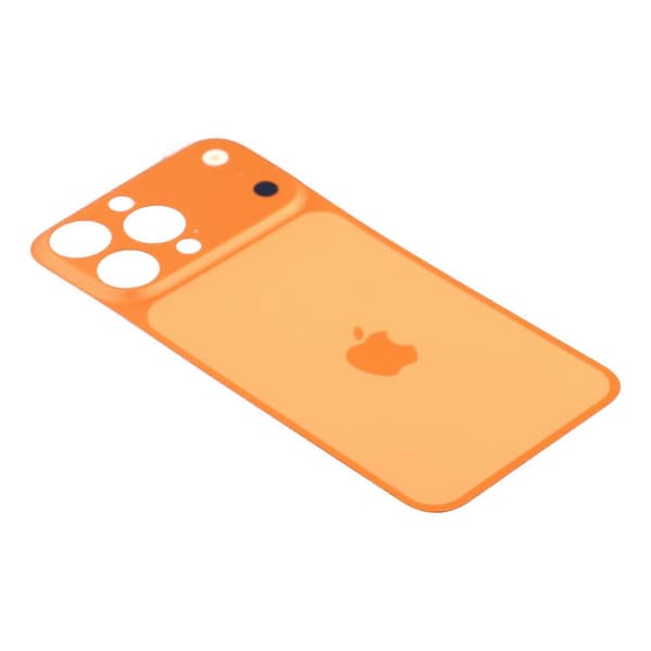 Bakfilm til iPhone 15 Pro Max - Forvandle til 17 Pro Max Full Dekning PMMA Telefonbeskytter Oransje