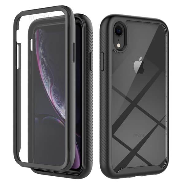 Kompatibel med iPhone, iPhone XR Cover 360 Hybrid Defense Sort 54 54