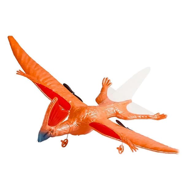 RC Airplane Remote Control Pterosaur 2.4Ghz 2 Channels DIY RC Pterosaur Control EPP Foam Glider Toys (Two Batteries) B