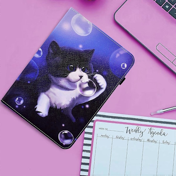 Nahkainen älykäs suojakotelo Lenovo Tab M11 / Xiaoxin Pad 11 2024 -tabletille Bubble Cat