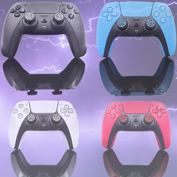 4 Thunder Caps Tilbehør Tommelfingergreb PS4 PS5 Tilbehør til PS5 Controller PS5 Controller Stick Joystick Silikone Tips til Xbox Series PS5 PS4 Cont