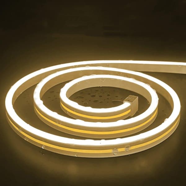Pehmeä Neon LED-nauha 2m - Lämmin valkoinen