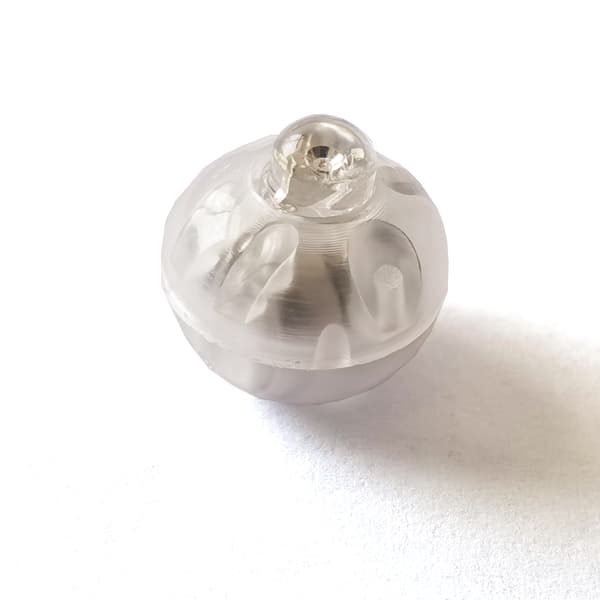 50 stk, varmhvite mini LED-lys, ballonger, hvite LED-ballonger