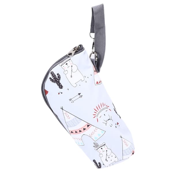 Bottle Bag Cute Pattern Comfortable Portable Insulated Baby Bottle Holder for Milk Drinks Stroller
