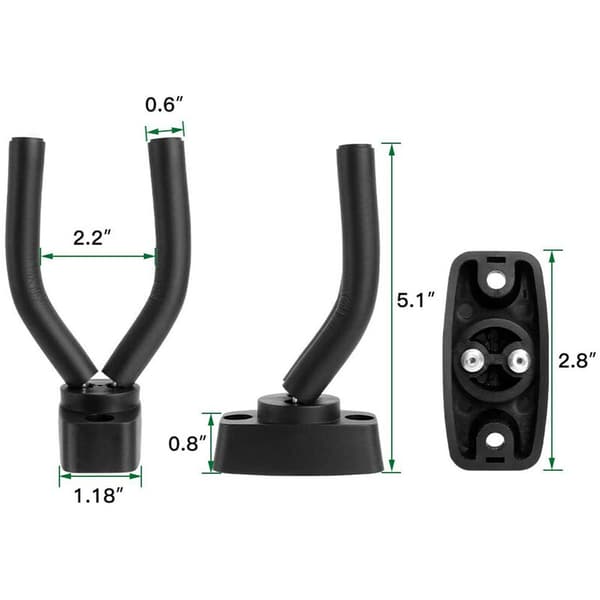4 stk guitarophæng vægmonteret guitarstativ guitar ukulele bas S