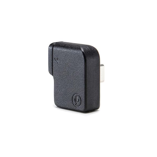 Mikrofon 3,5 mm/USB-C Ladeadapter Lyd Ekstern Mikrofonfeste Ladeport For DJI Osmo Action Tilbehør