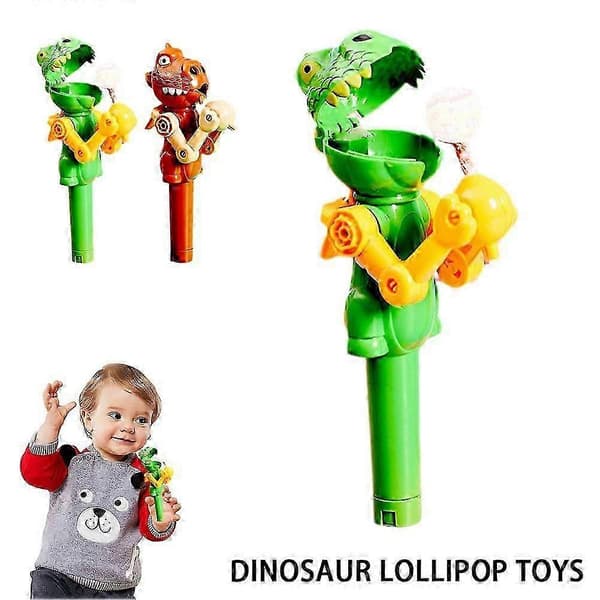 Kreativ Robot Holder Dinosaur Spiser Slikkepinde Etui Slik