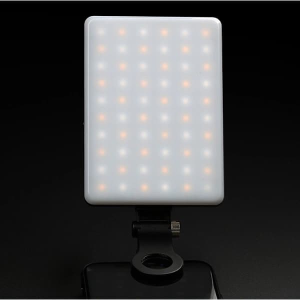 60 LED Tehokas Ladattava Clip-on Videovalo