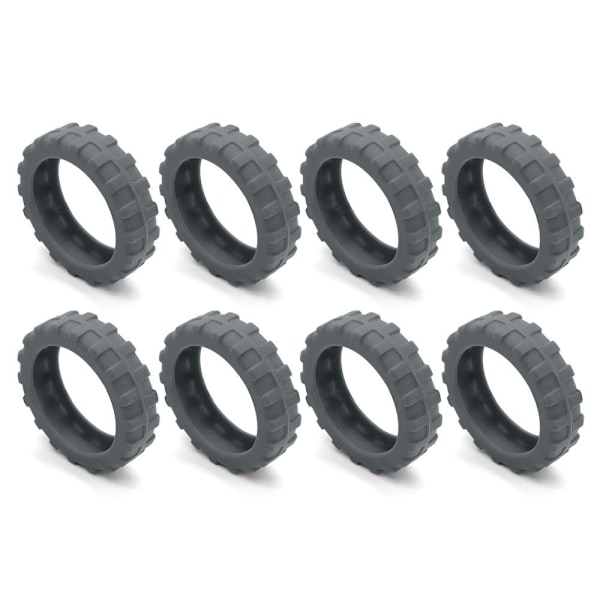 8 kpl/setti Matkatavarapyörän pyörät Kengät Matkalaukun pyöränsuojukset Harmaa Gray 8Pcs-8Pcs